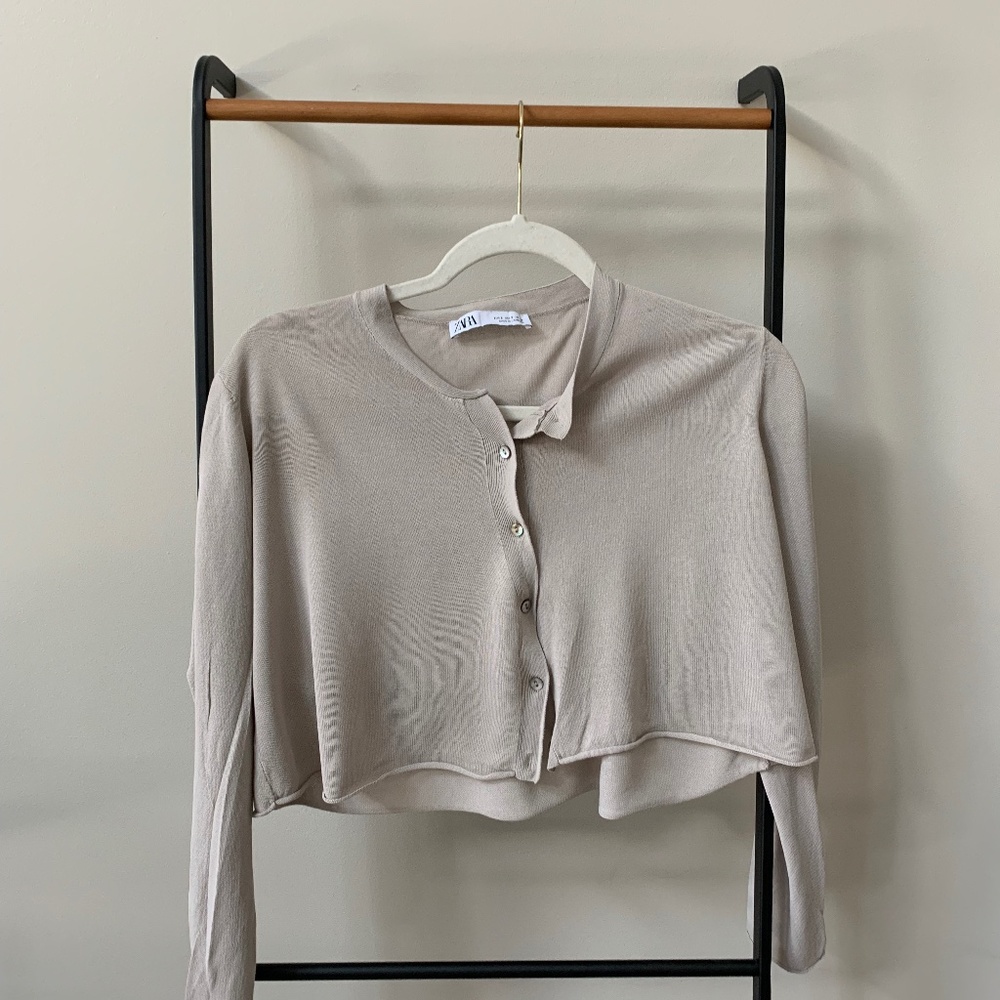 Zara Cropped Cardigan